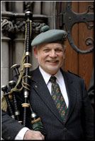 george balderose, bagpiper